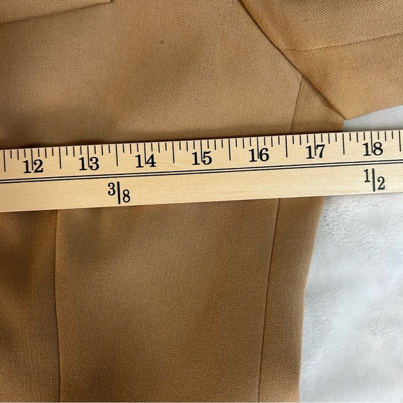 J Crew Original Schoolboy Khaki Blazer sz 4 Tailored Preppy Career Office - Picture 11 of 16